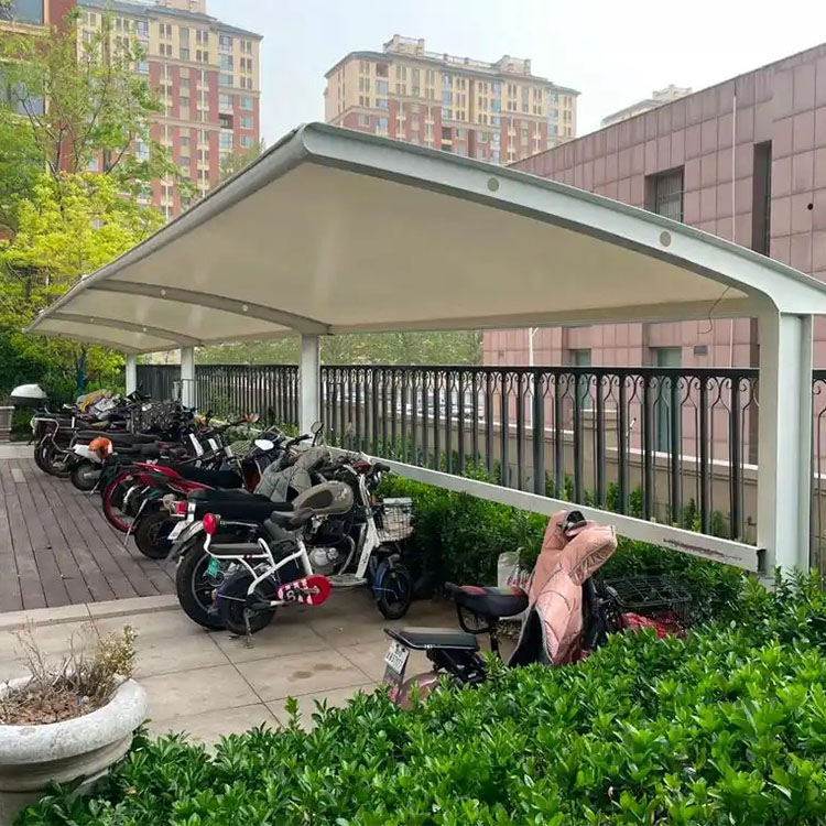 简阳市膜结构电动车棚